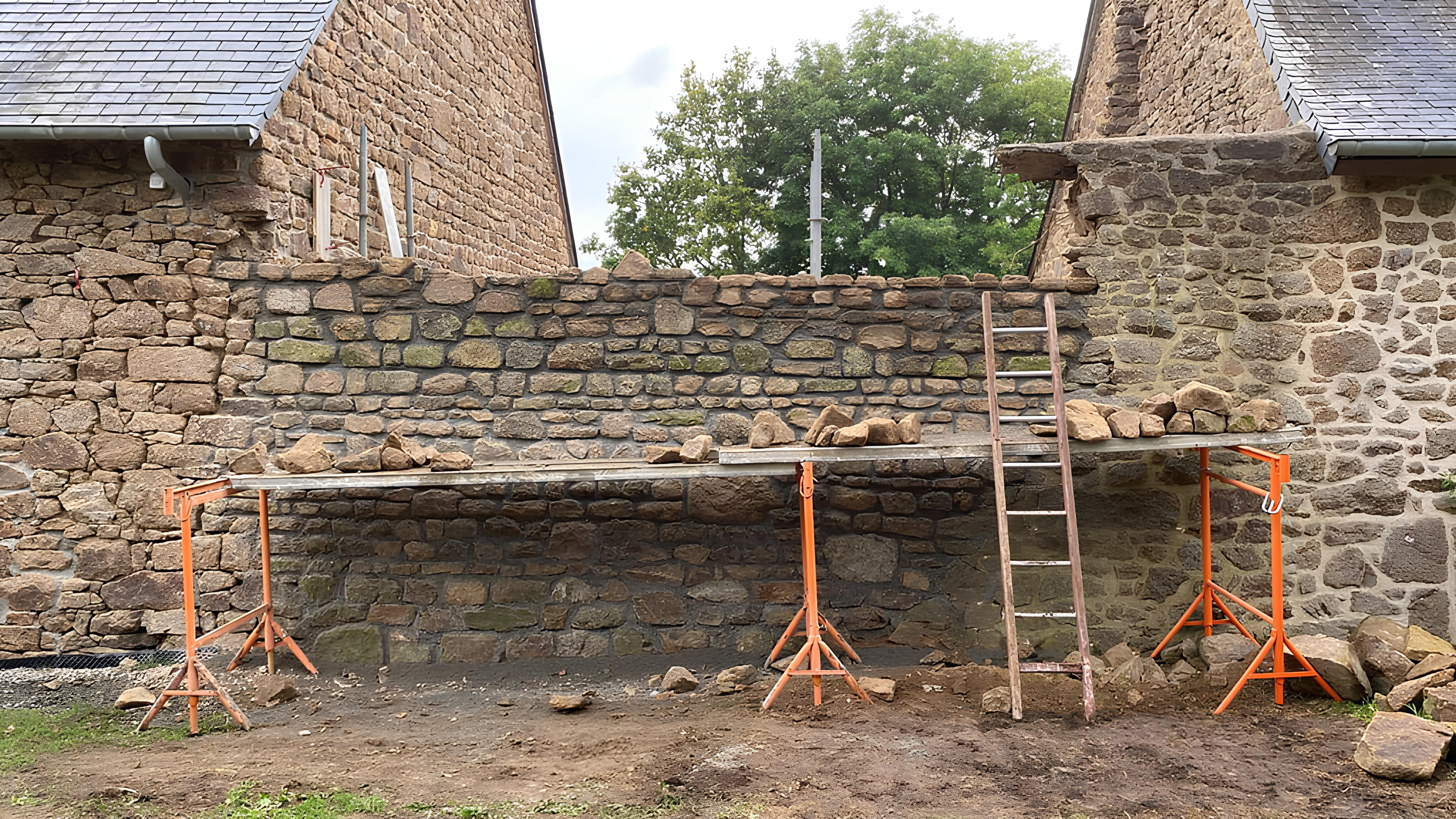 Restauration structurelle de murs